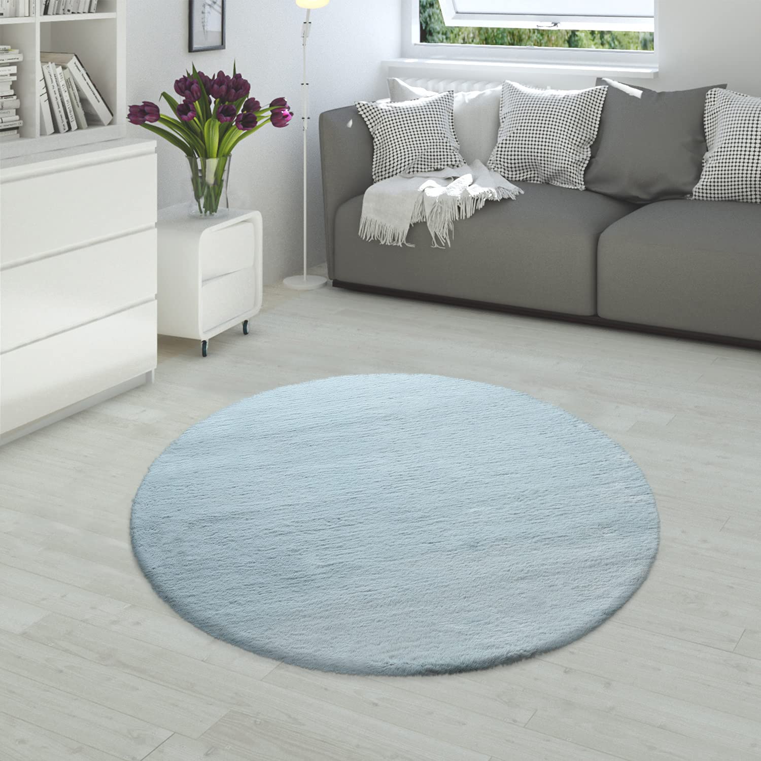 paco-home-rabbit-hochflor-teppich-t-rkis-150x170-cm-oval-kunstfell image 7