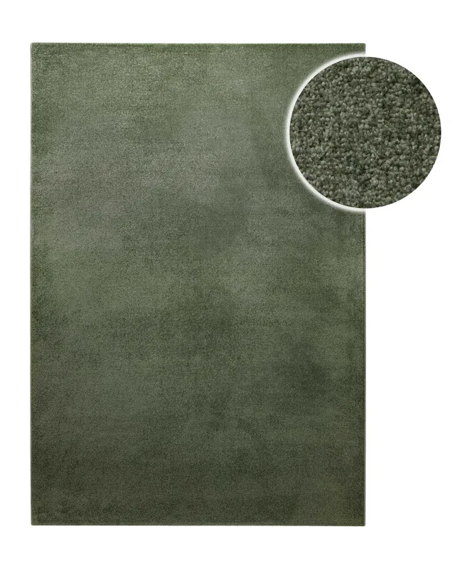 weconhome-basics-kurzflorteppich-freja-laub-gr-n-eckig-l-ufer image 1