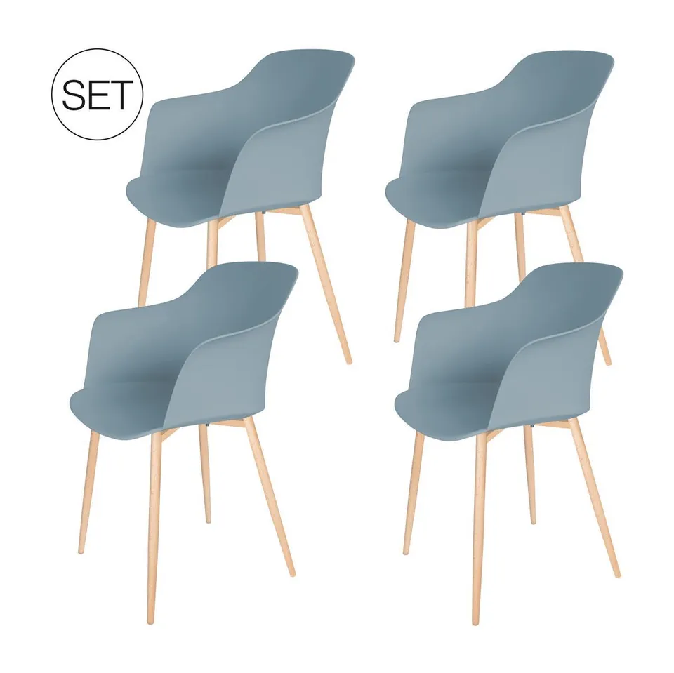 kayoom-stuhl-chester-110-4er-set-eleganter-trend-stuhl-mit-holzbeinen-robuster-s image 1