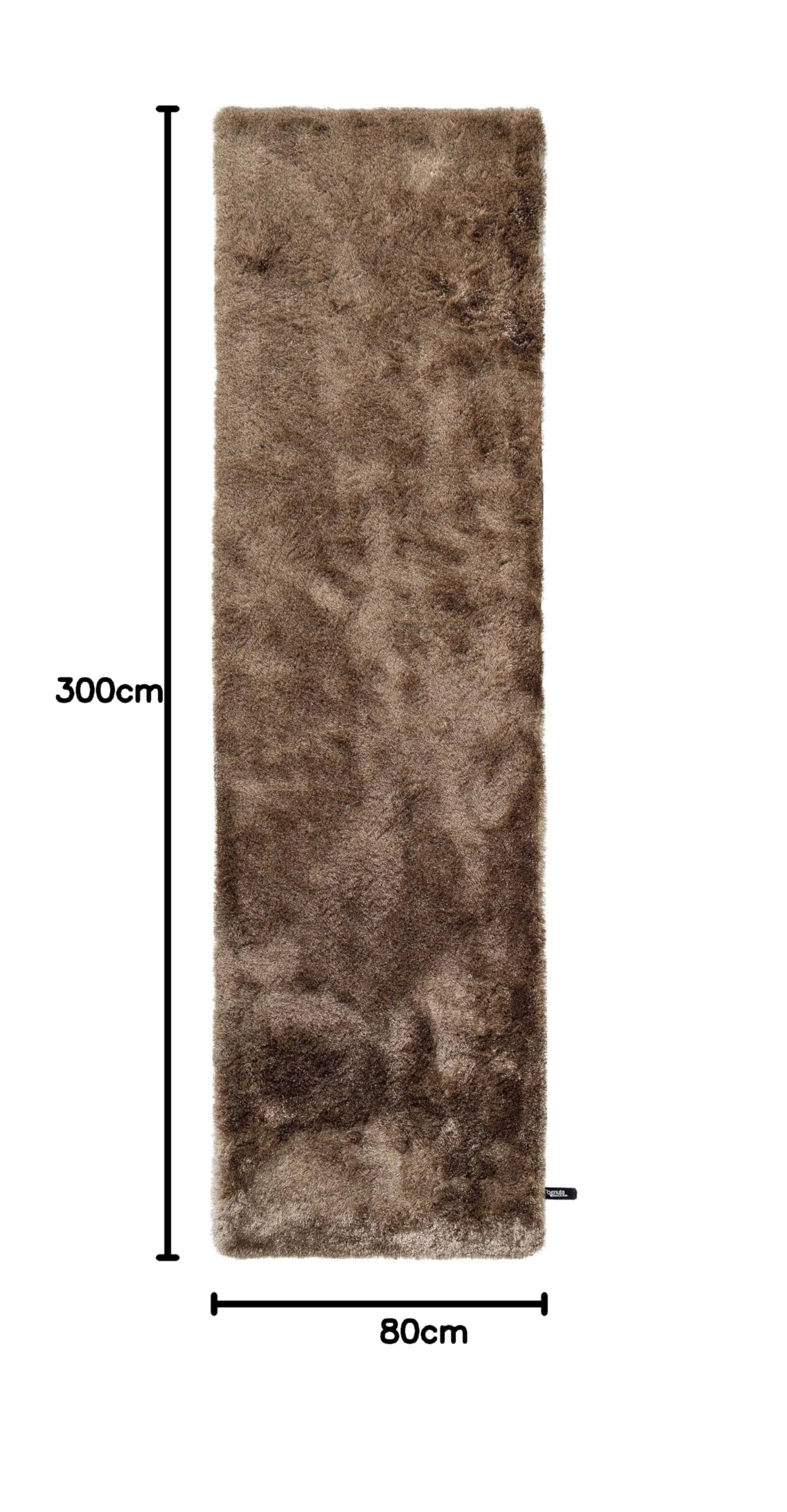 benuta-nest-whisper-hochflor-teppich-hellbraun-80x300-cm image 2