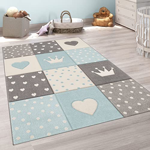 paco-home-kinderteppich-kurzflor-3d-pastell-160x230-cm image 6