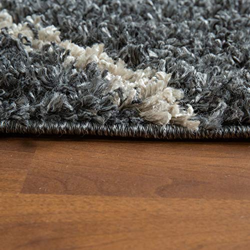 paco-home-shaggy-hochflor-teppich-grau-anthrazit-rauten-design-skandi-160x220-cm image 6