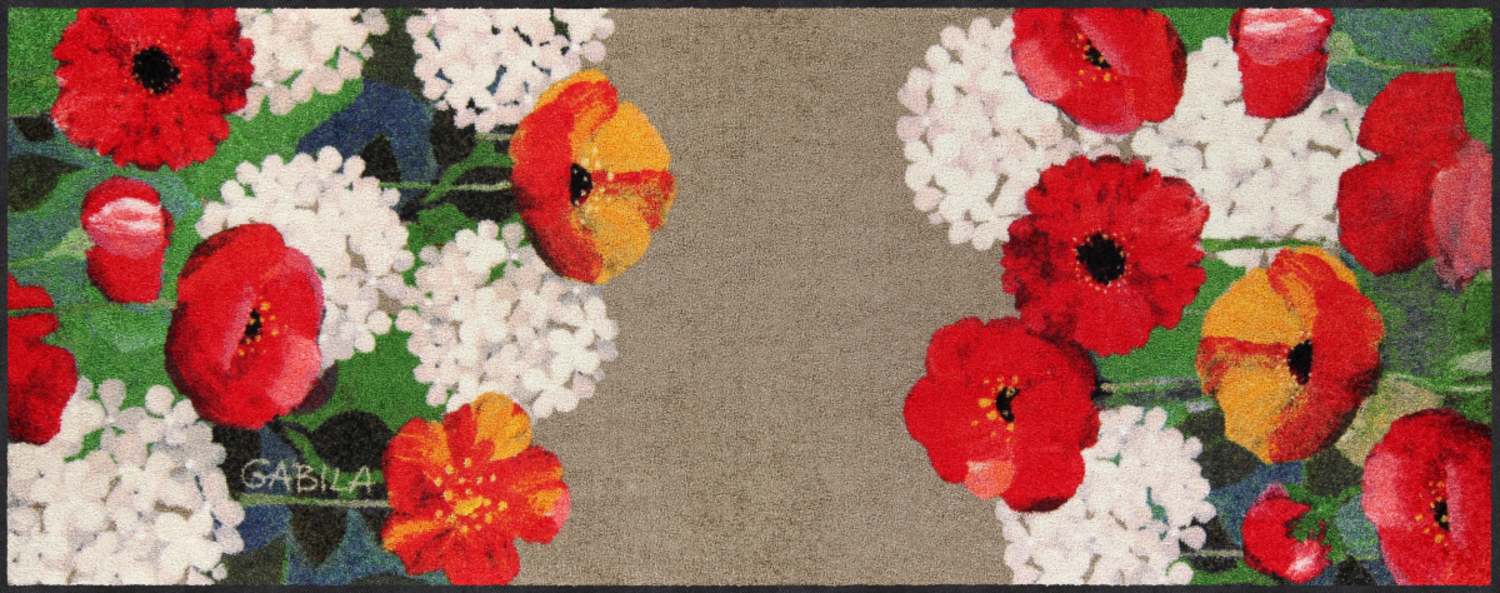 salonloewe-gabilas-fiori-l-ufer-75-x-190-cm-blumenmotiv-schmutzfangmatte image 1