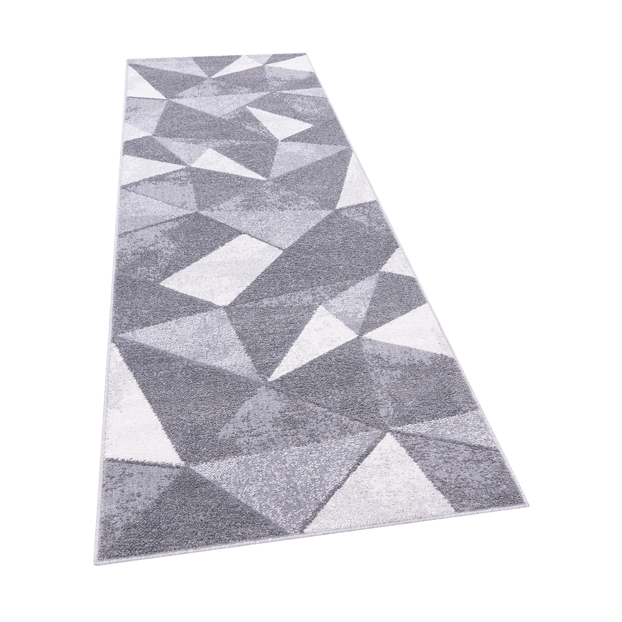 paco-home-teppich-kurzflor-vintage-rautenmuster-80x150-cm-grau image 5