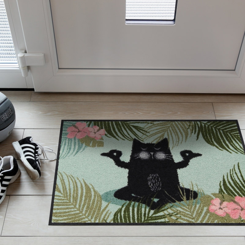 salonloewe-yoga-katze-eingangsmatte-50-x-75-cm image 2