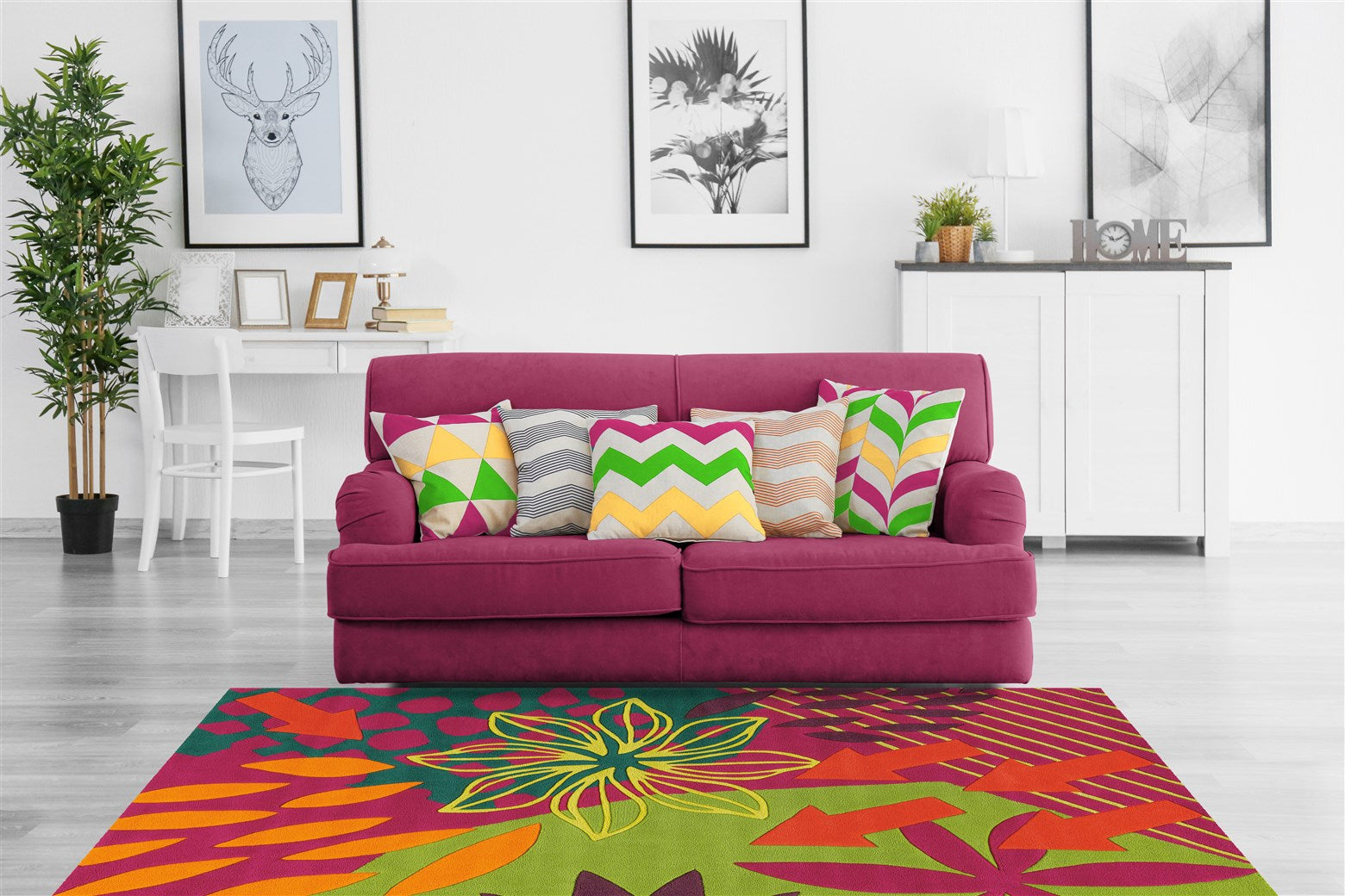kayoom-spirit-3135-moderner-kurzflorteppich-acryl-pflegeleicht image 2
