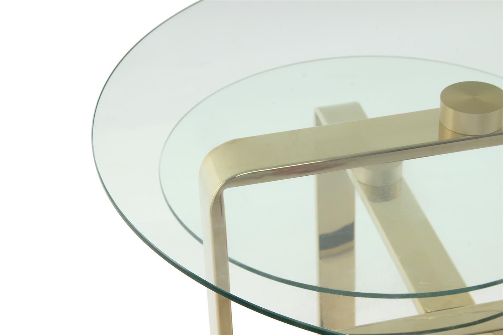 kayoom-beistelltisch-catrice-125-mit-2-glasplatten-und-edelstahlgestell image 5
