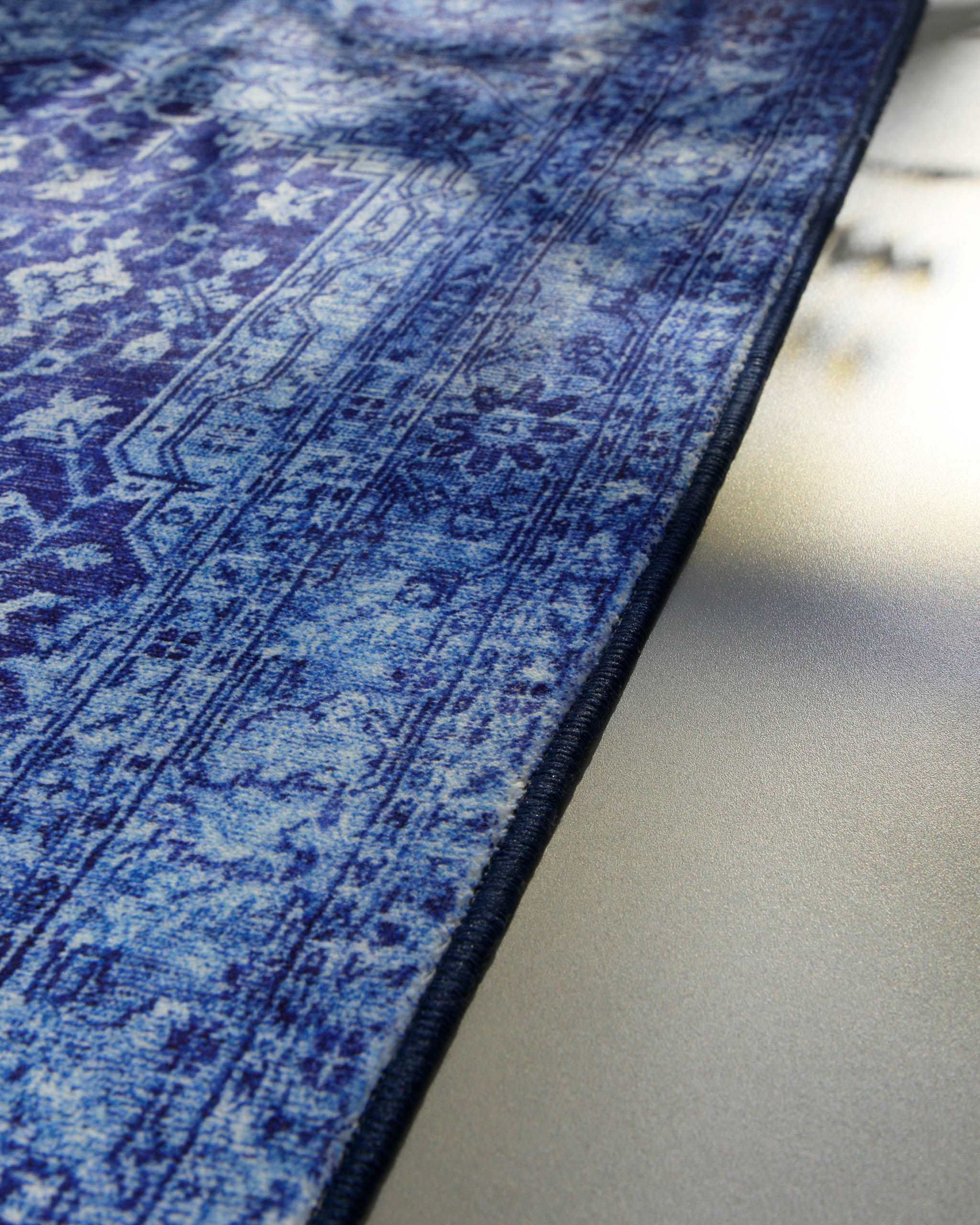 weconhome-badteppich-ralph-blau-multi-orientalischer-vintage-look-mit-antirutsch image 4