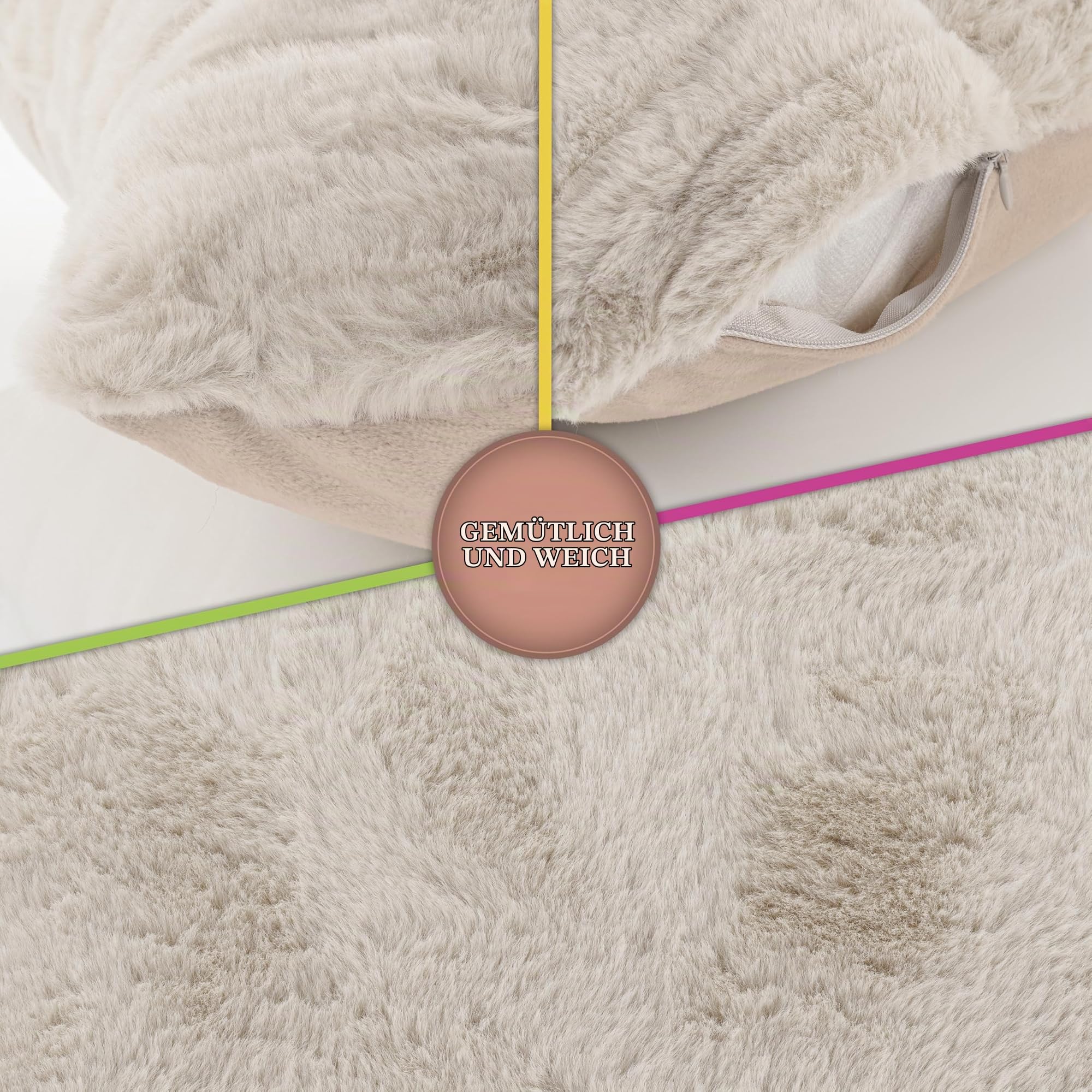 paco-home-shaggy-kunstfell-kissenbezug-2er-set-beige-flauschig image 3