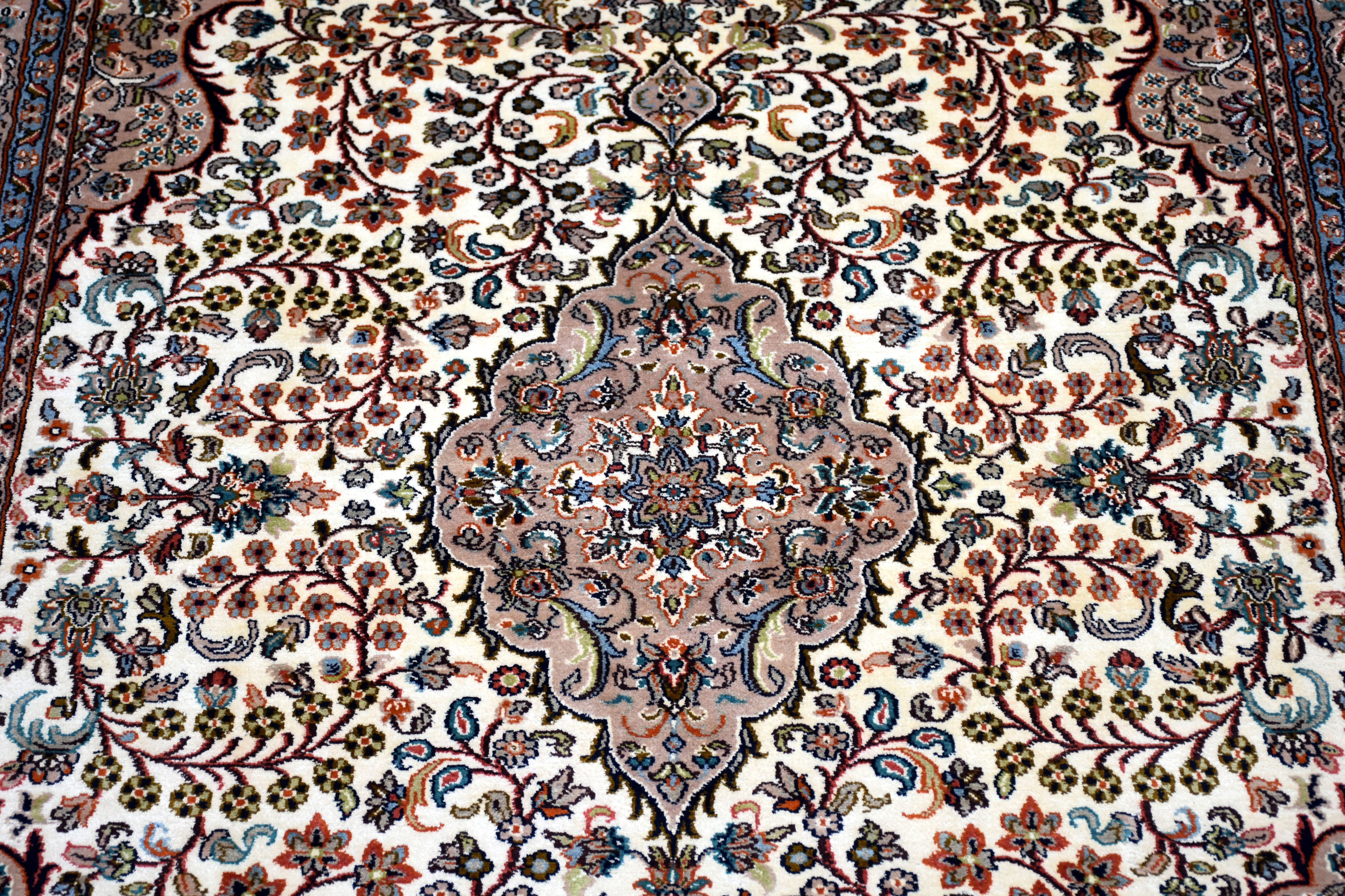 kayoom-kashan-8017-multi-handgewebter-orient-teppich-129-cm-x-181-cm image 4