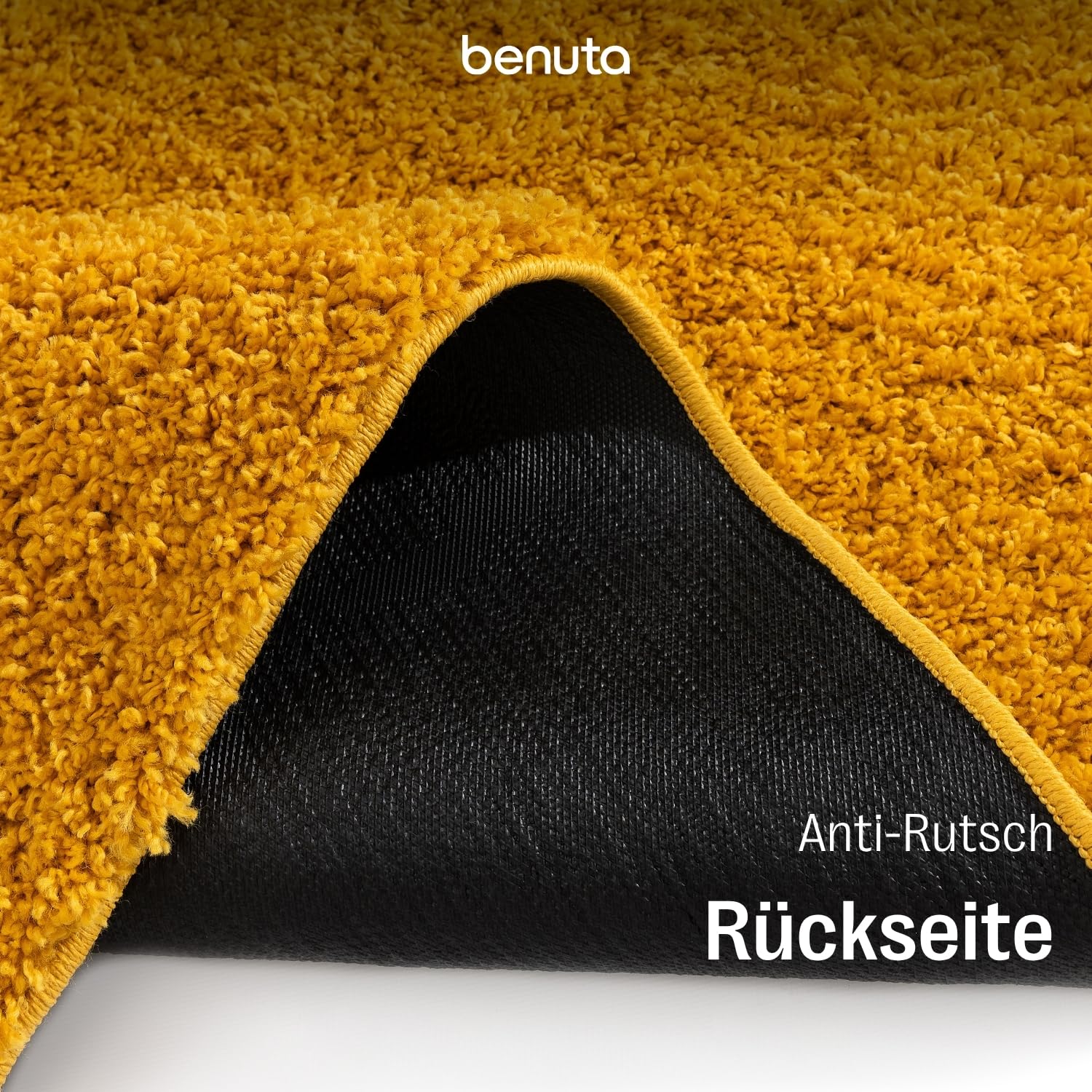 benuta-basic-hochflorteppich-soho-gelb-133x190-cm-kuschelig-weicher-flor-minimal image 4