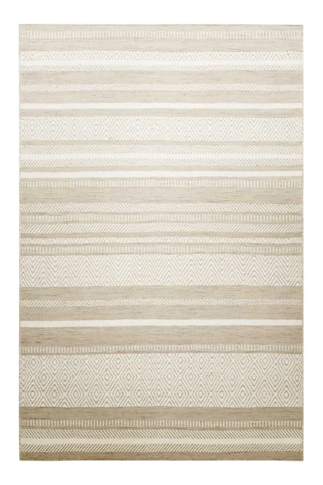 weconhome-green-looop-kelim-teppich-dijon-beige-braun-aus-wolle image 1
