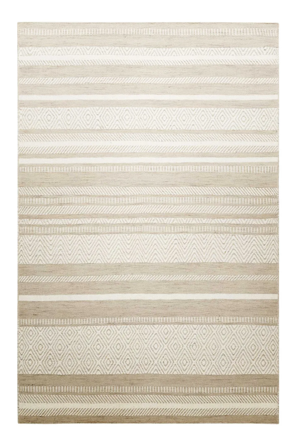 weconhome-green-looop-kelim-teppich-dijon-beige-braun-aus-wolle image 1