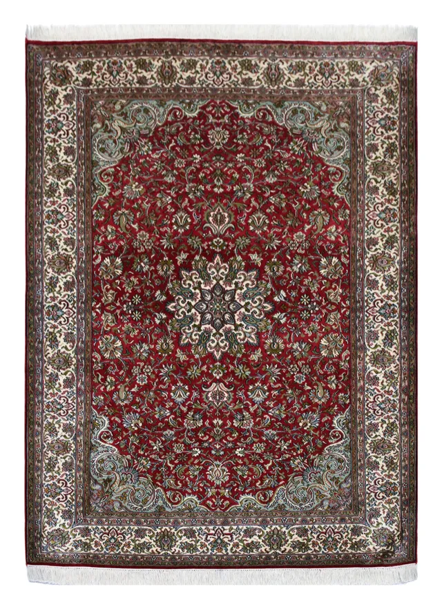 kayoom-kashan-12306-multi-handgewebter-orient-teppich-133-cm-x-181-cm image 1