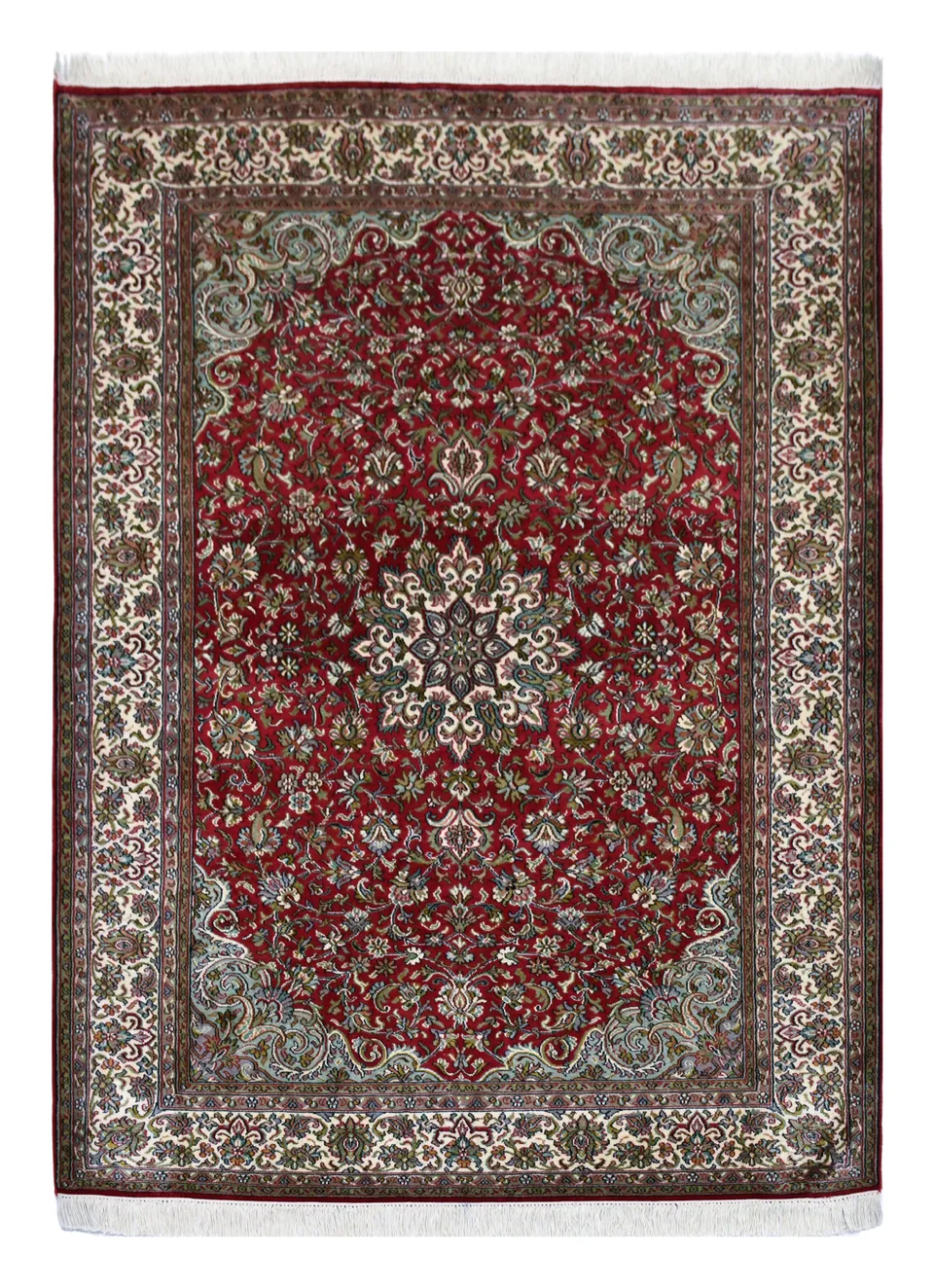 kayoom-kashan-12306-multi-handgewebter-orient-teppich-133-cm-x-181-cm image 1