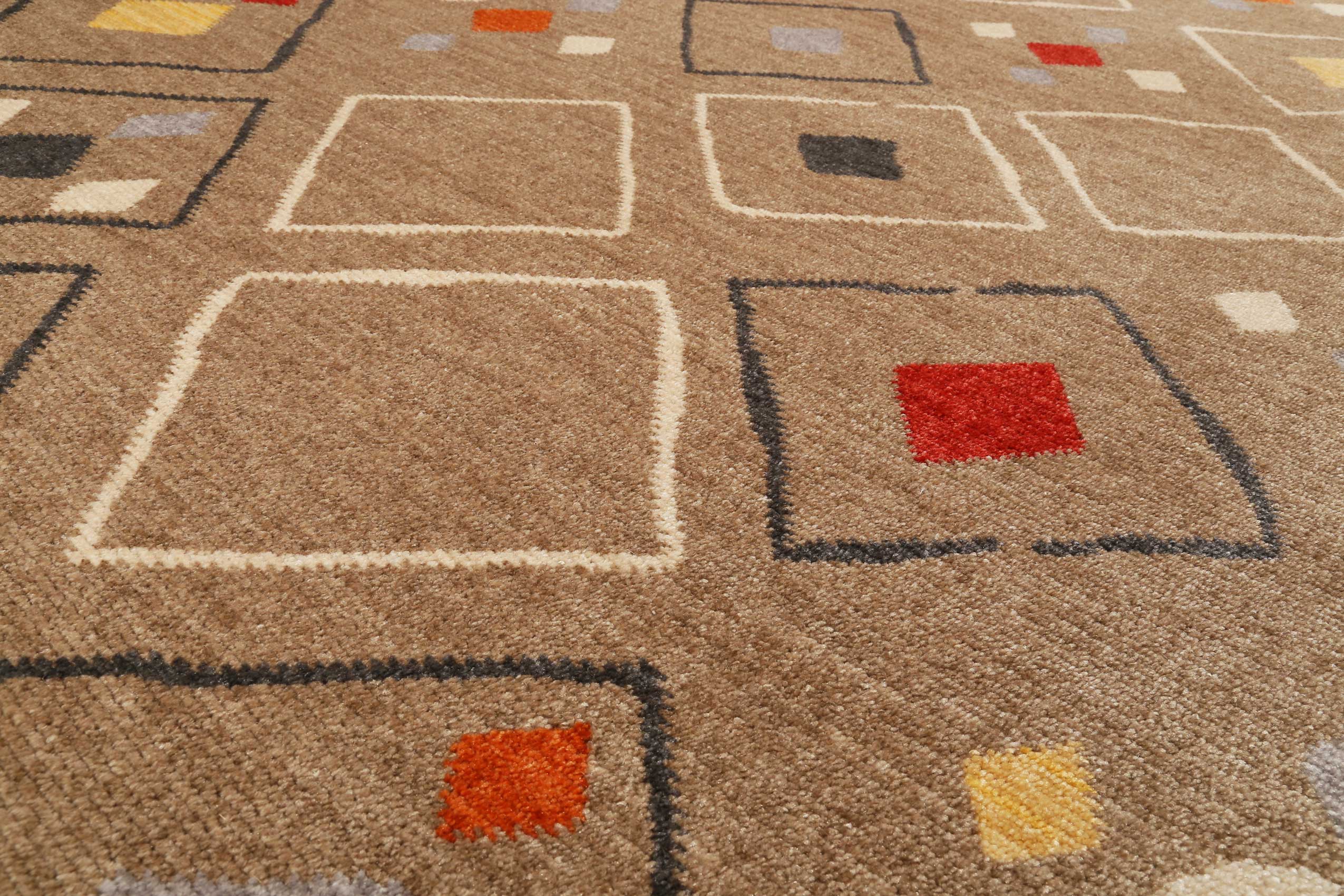 weconhome-mont-royal-teppich-sand-braun-bunt-kurzflor-b-ware image 5