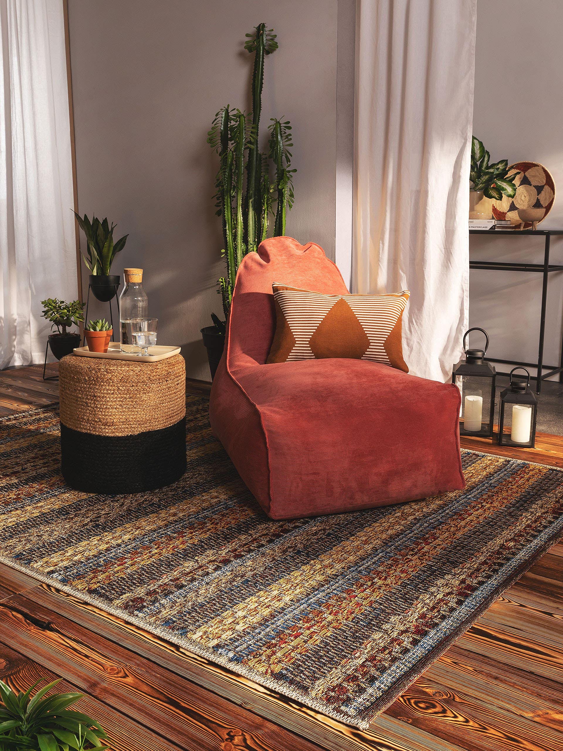 benuta-kenya-in-outdoor-teppich-multicolor-80x165-cm-kunstfaser-wetterfest-pfleg image 2