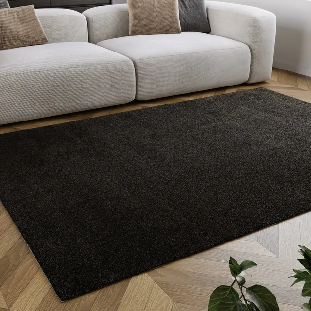 homie-living-by-weconhome-kurzflorteppich-manta-anthrazit-gewebt-schwere-qualit- image 1