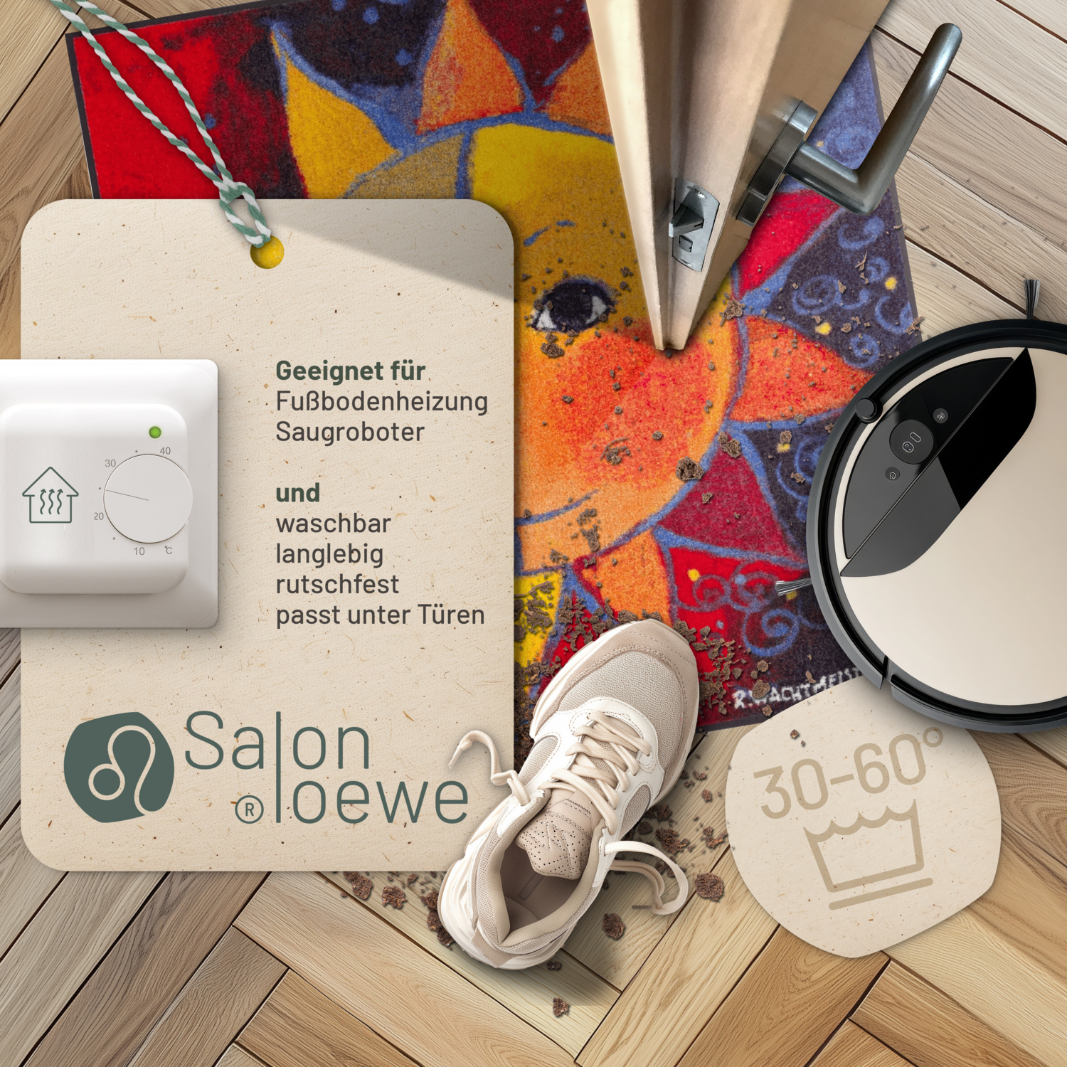 salonloewe-sole-nuovo-halbrunde-schmutzfangmatte-85-x-85-cm-sonnendesign-rutschf image 3