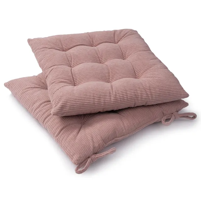 paco-home-sitzkissen-mit-befestigungsb-ndern-40x40-cm-stuhlkissen-indoor-2er-set-10 image 1
