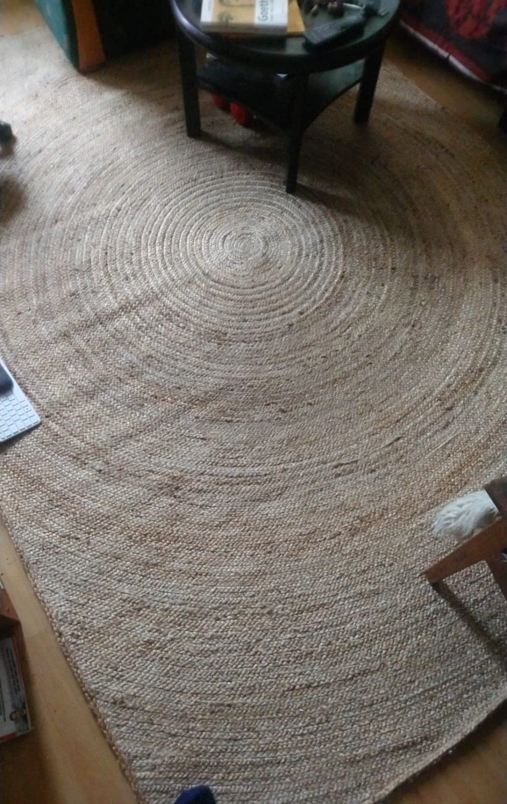 Schöner Juteteppich