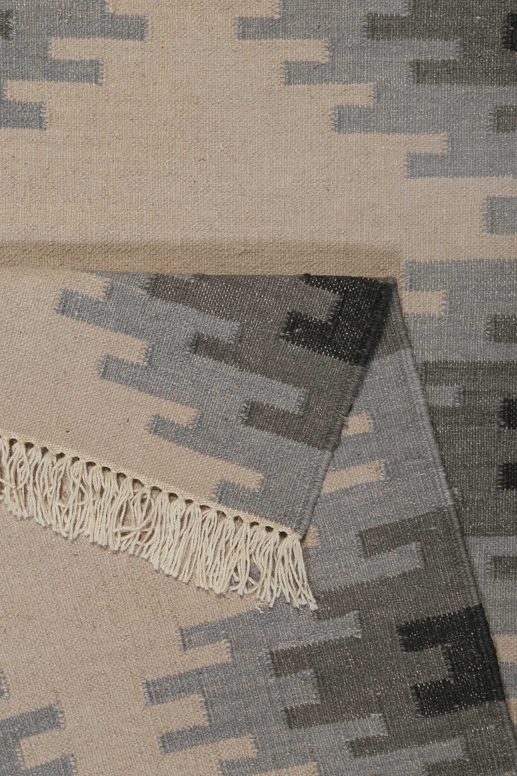 green-looop-belle-kelim-teppich-beige-grau-wolle-handgewebt image 5