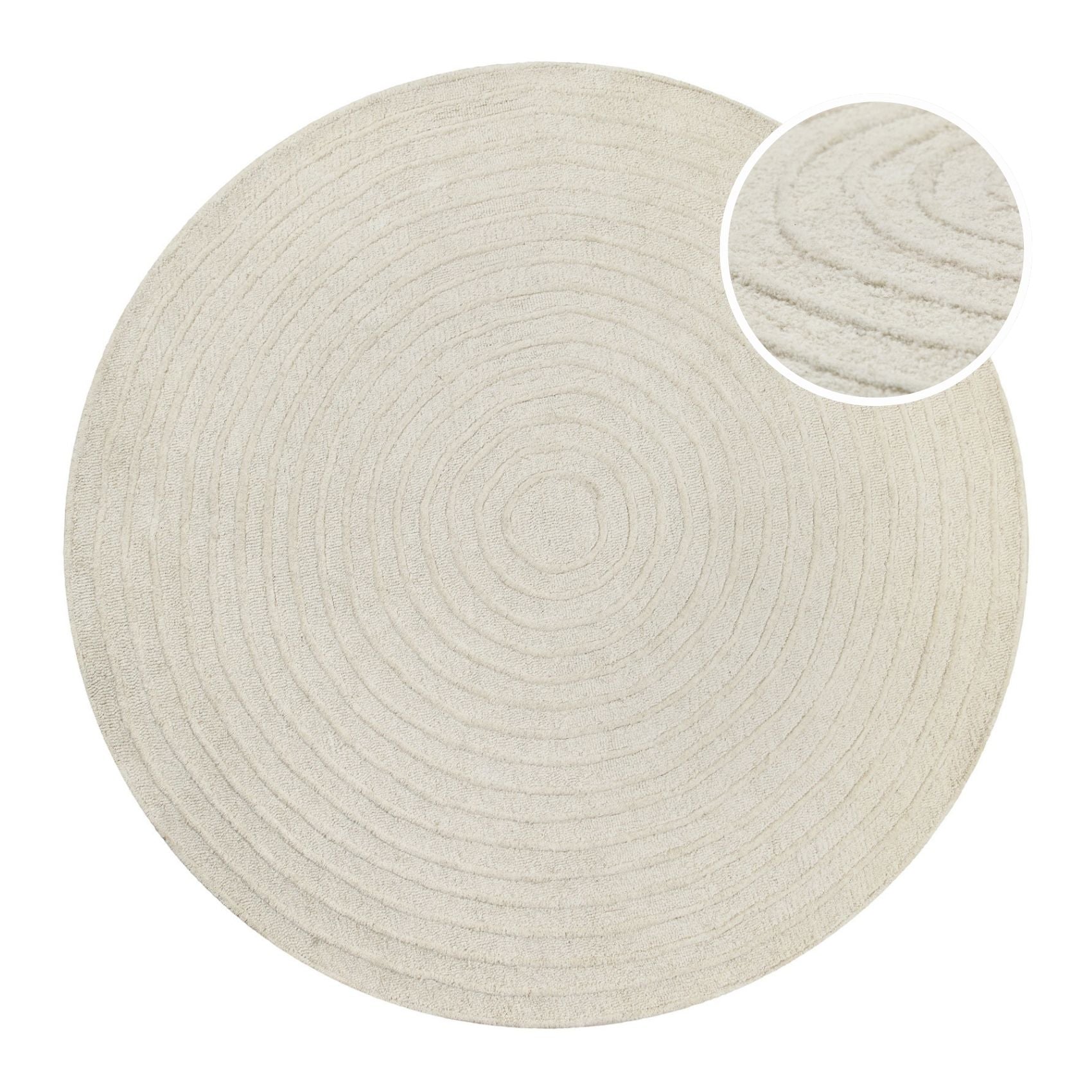 hamptons-nineteen-kurzflor-teppich-rund-creme-wei-aus-100-schurwolle-handgetufte image 1