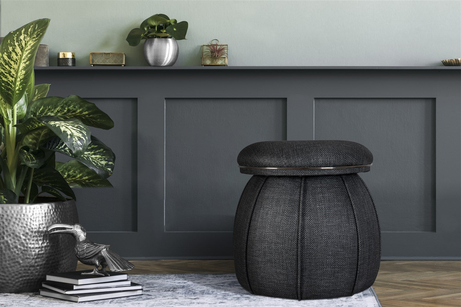 kayoom-hocker-corin-145-extravagantes-pouf-design-als-sitzhocker-und-ablage image 3