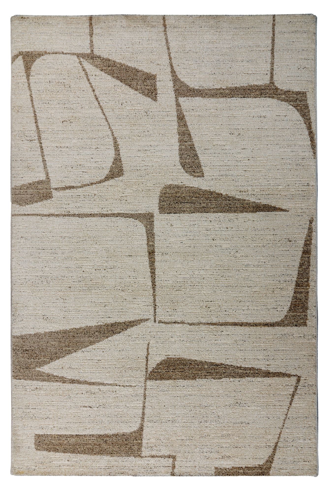 kayoom-napoli-535-kurzflorteppich-creme-polypropylen-jute image 8