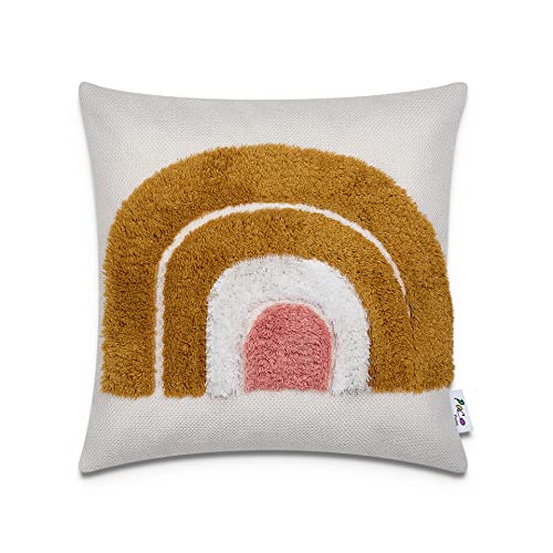 paco-home-boho-kissenbezug-mit-quastenfransen-rot-single image 5
