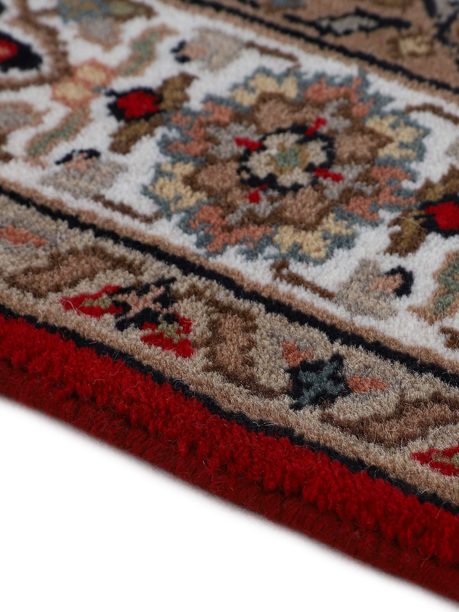 carpetine-bakhtiar-teppich-l-ufer-rot-80x300-cm-handgekn-pft-wolle-baumwolle-f-r image 6