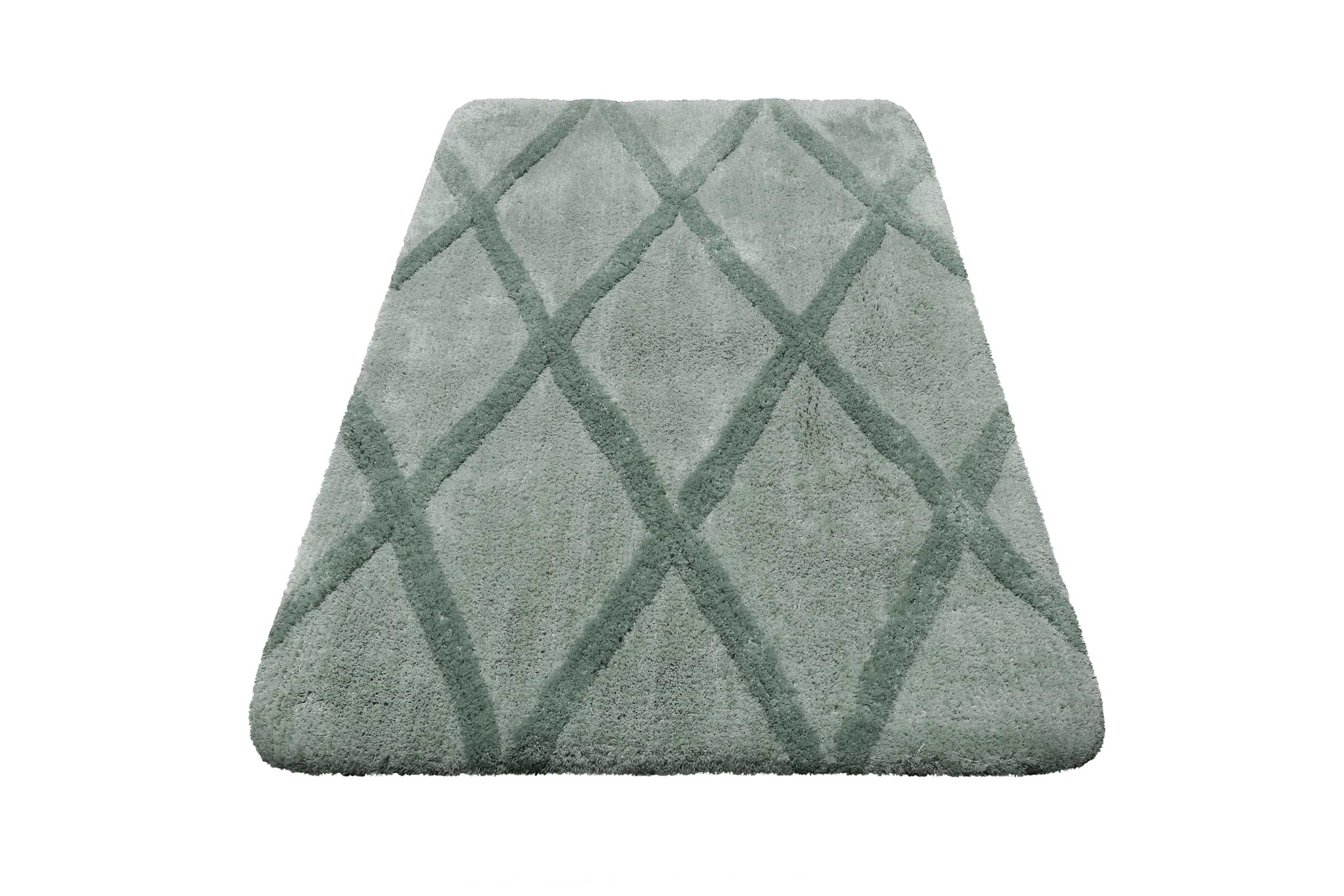 weconhome-homie-living-san-bosa-badteppich-gr-n-rauten-hochflor image 5