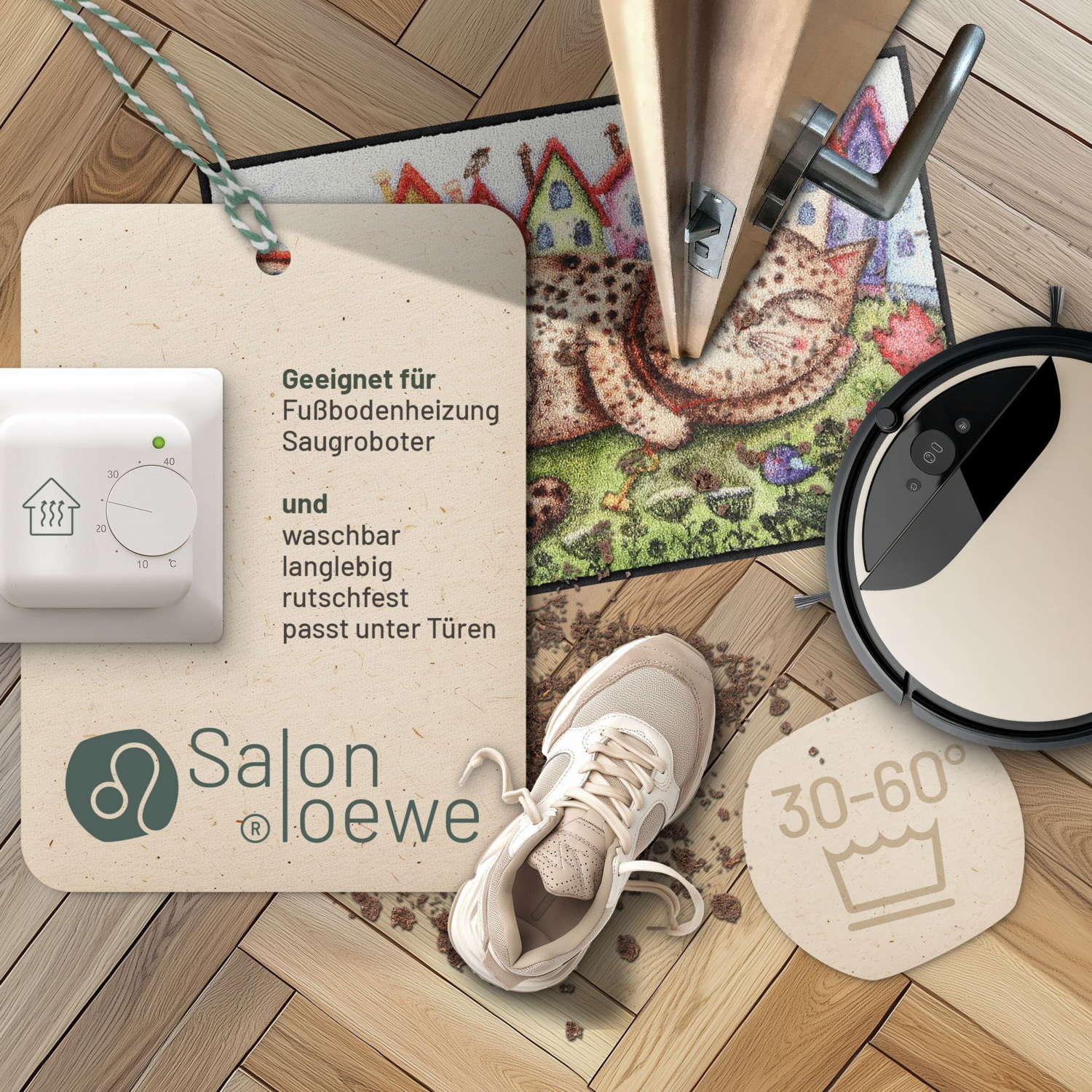 salonloewe-housesitter-cat-eingangsmatte-50-x-75-cm-motiv-getigerte-katze-auf-wi image 2