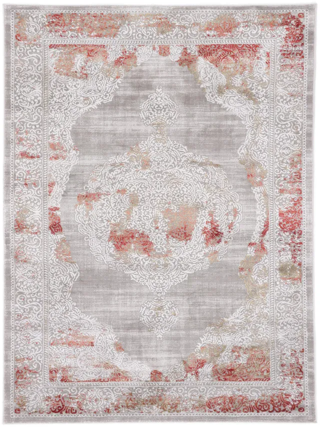 carpetfine-vintage-teppich-amira-beige-120x170-cm-rechteckig-aus-viskose-polyest image 1