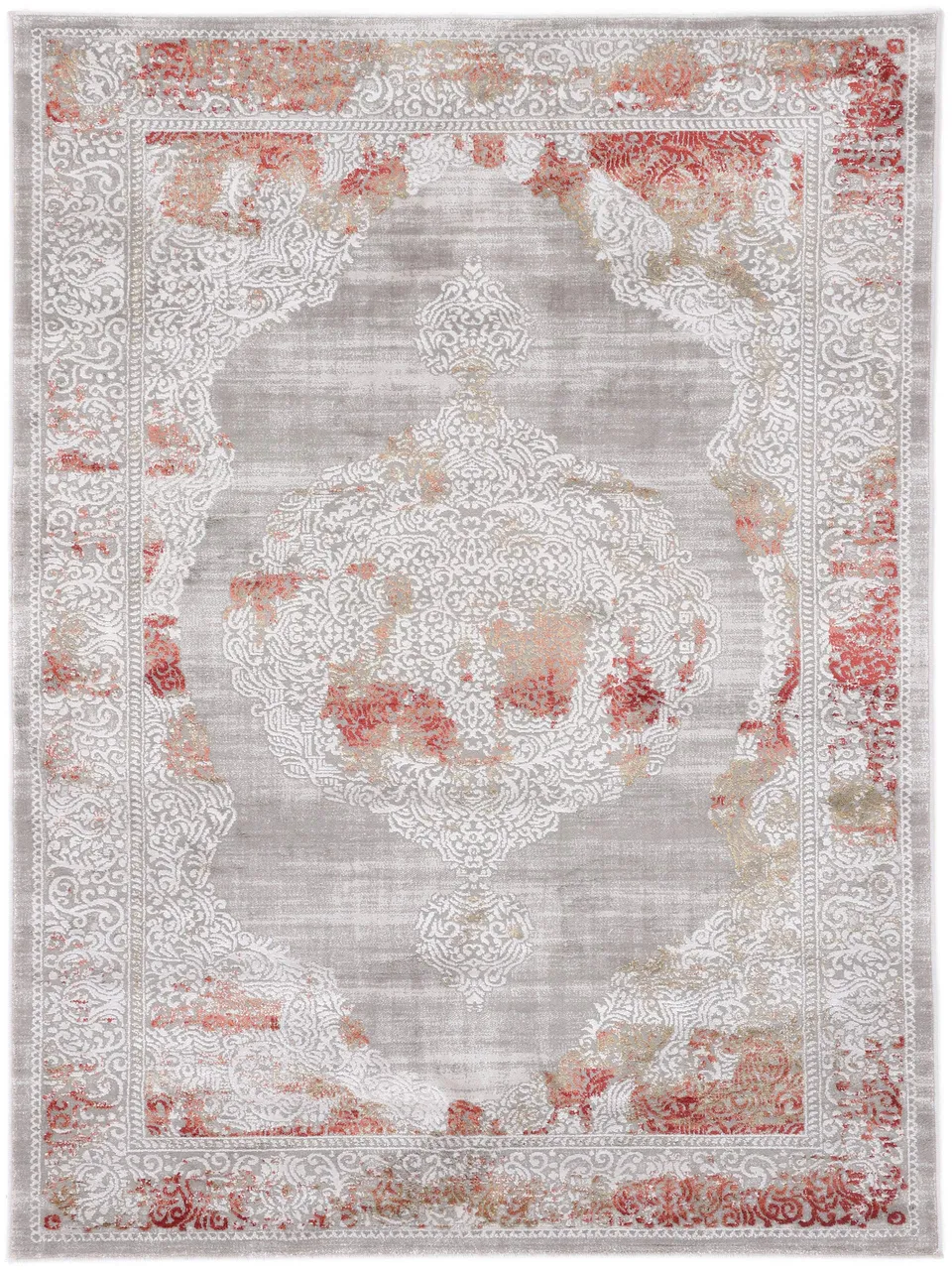 carpetfine-vintage-teppich-amira-beige-120x170-cm-rechteckig-aus-viskose-polyest image 1