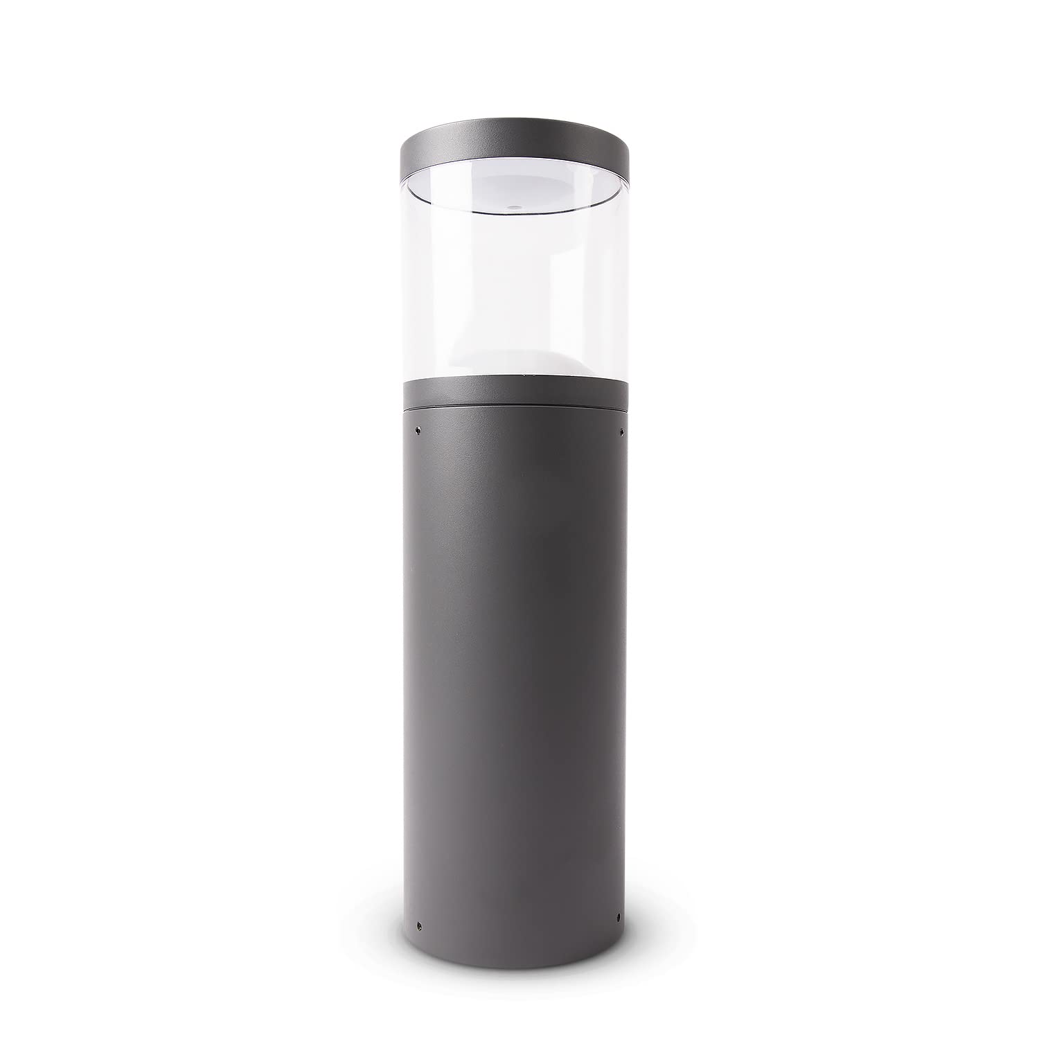 paco-home-led-pollerleuchte-outdoor-50-cm-anthrazit-aluminium-ip54-e27 image 1