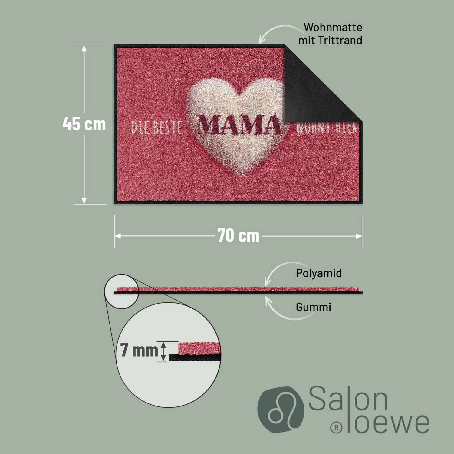 salonloewe-beste-mama-rose-eingangsmatte-45-x-70-cm-polyamid-rutschfest-made-in- image 3