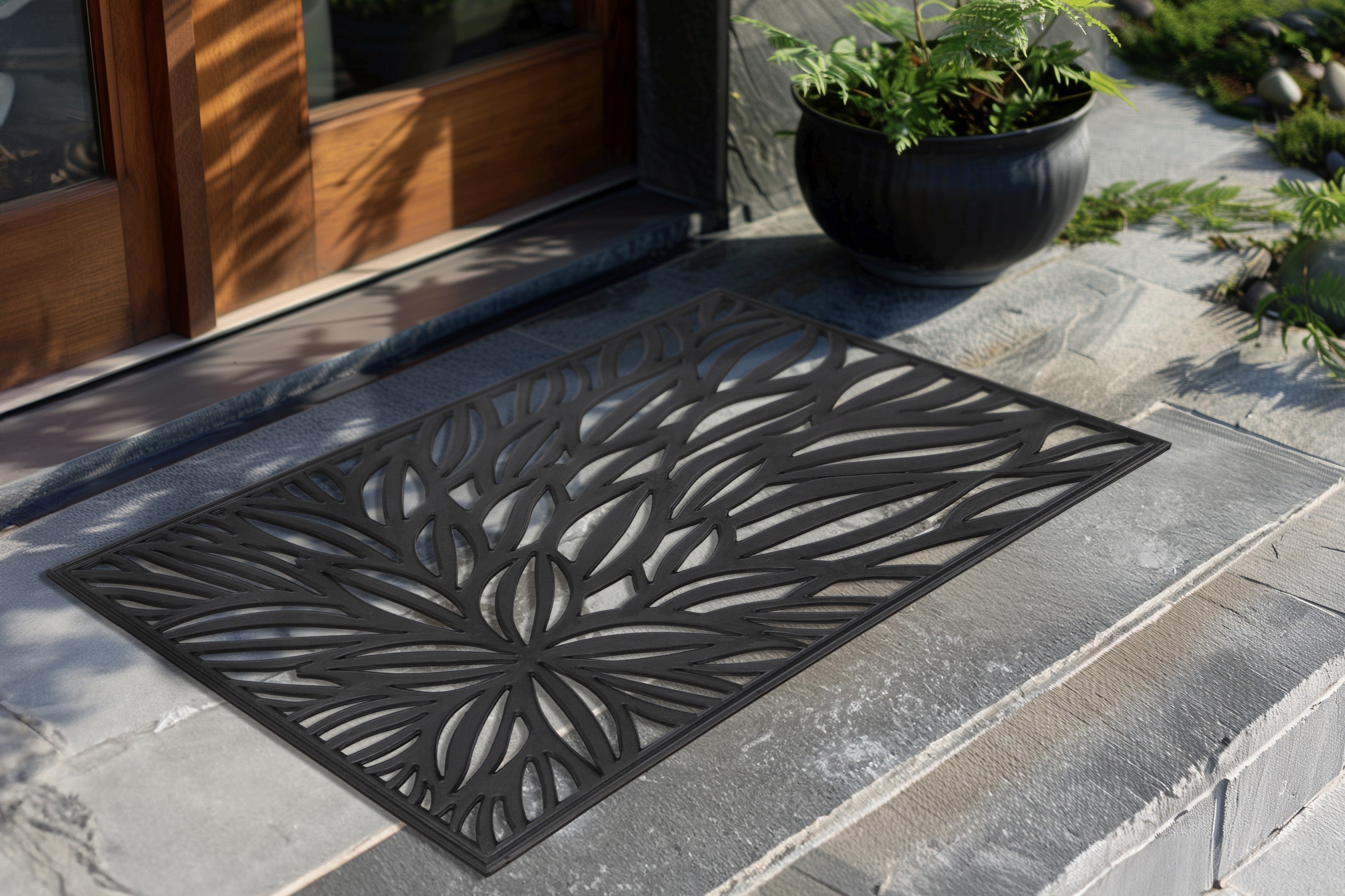 kayoom-fu-matte-urban-entry-125-schwarz-45-x-75-cm image 3