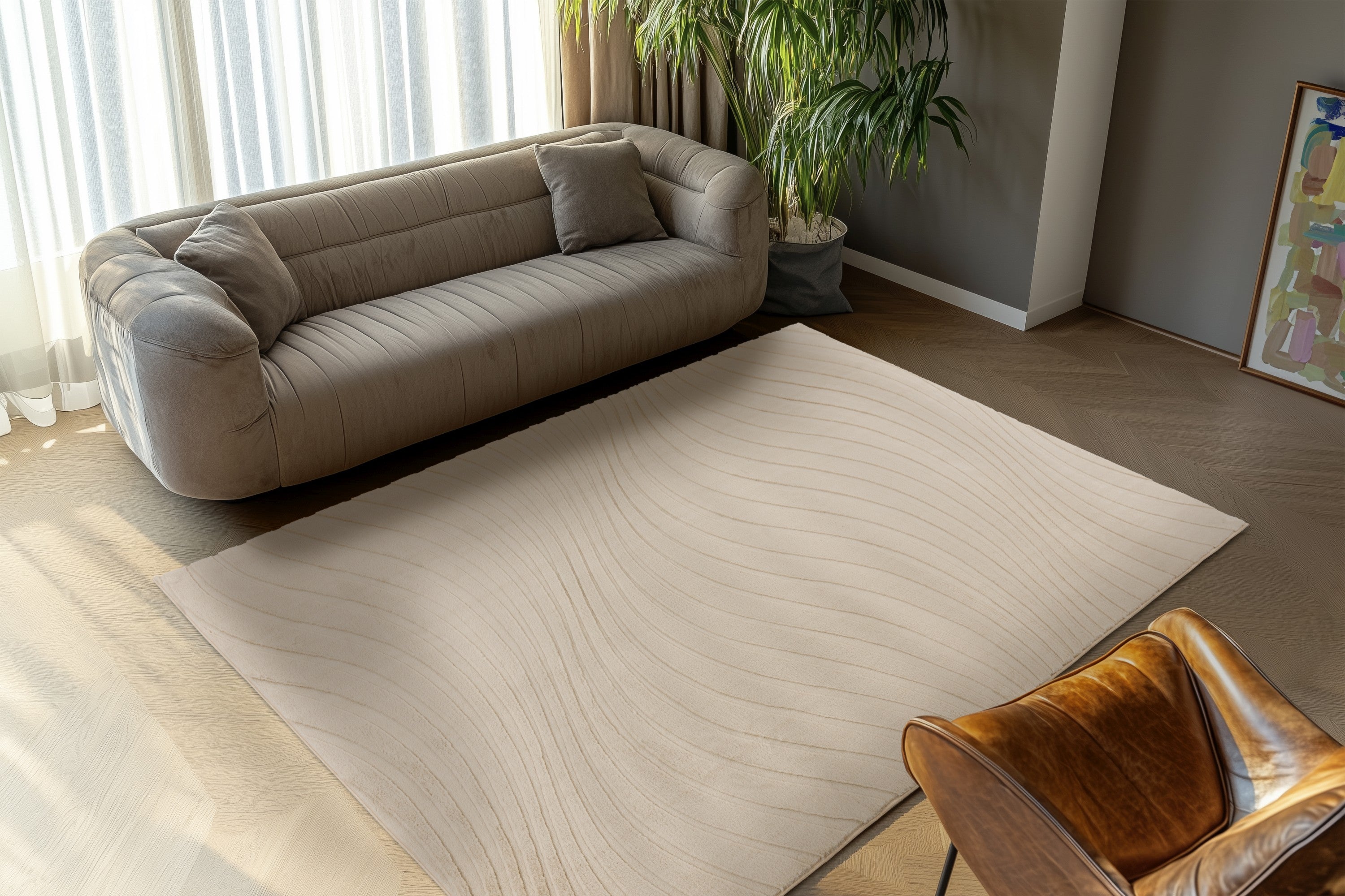 kayoom-emsa-125-robuster-kurzflorteppich-12-mm-florh-he-1500-g-m-beige-verschied image 3