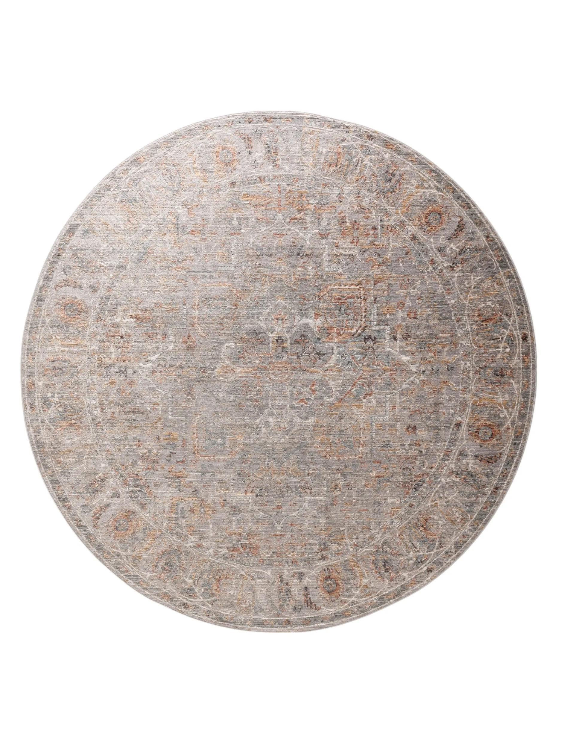 benuta-nest-teppich-anwar-grau-beige-240-cm-rund-oriental image 1
