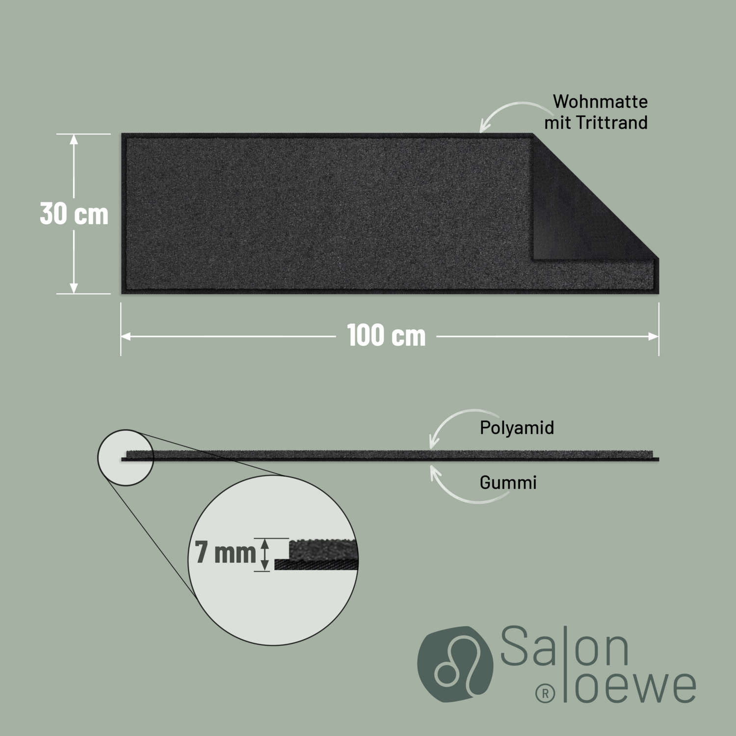 salonloewe-anthrazit-minimatte-30-x-100-cm-fu-matte-aus-polyamid-made-in-germany image 3