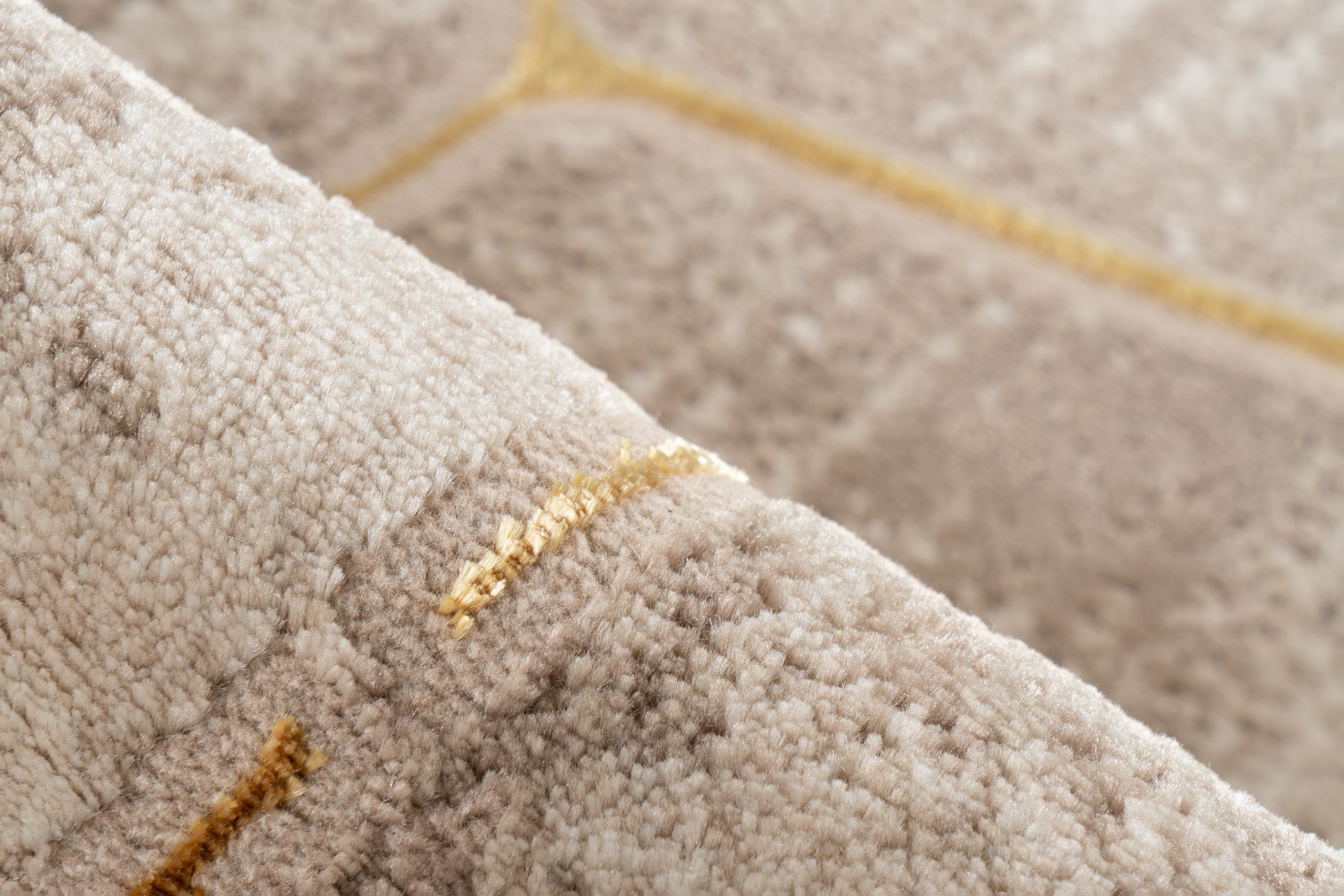kayoom-smooth-flow-125-robuster-kurzflorteppich-80x300-cm-beige-polypropylen image 4