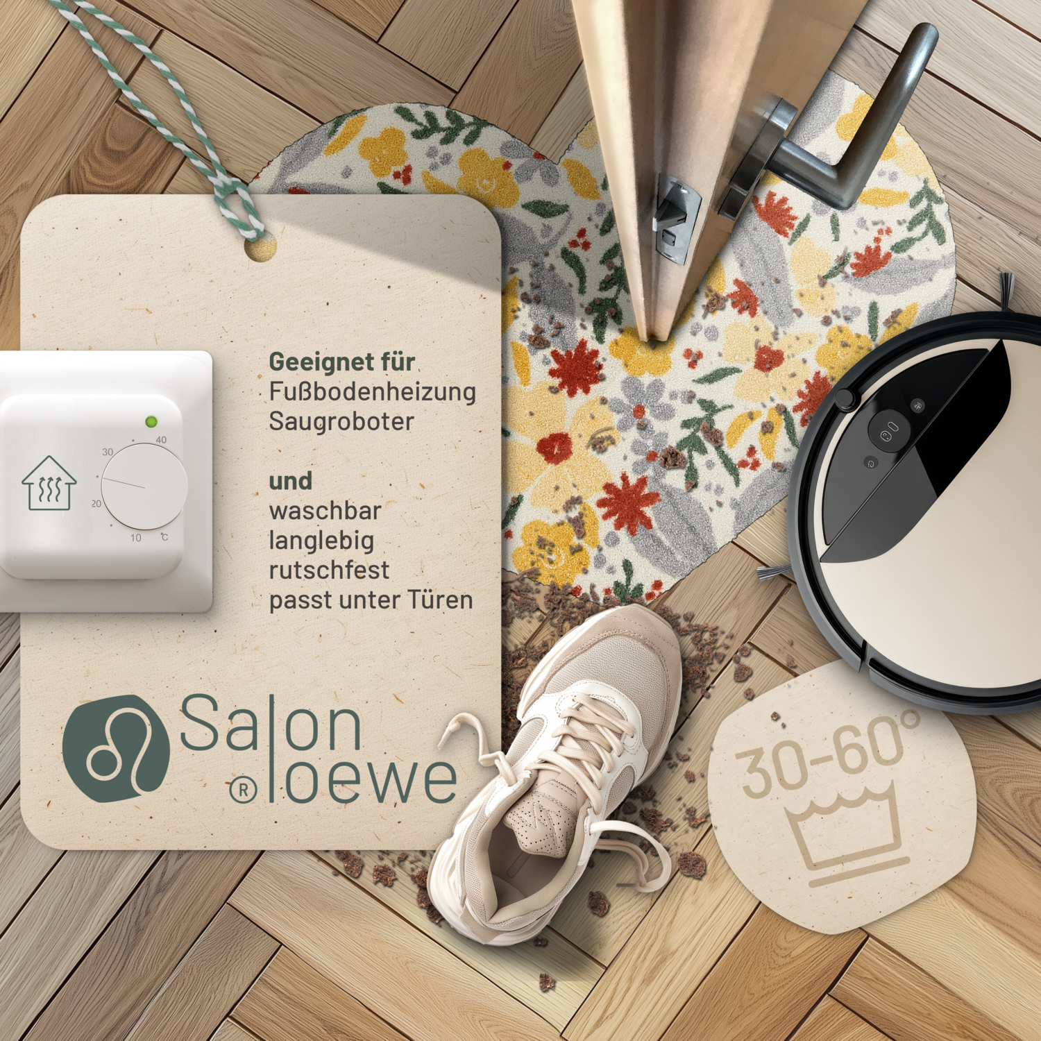salonloewe-forever-yours-shape-62-x-85-cm-herzf-rmige-fu-matte-mit-floralem-must image 2