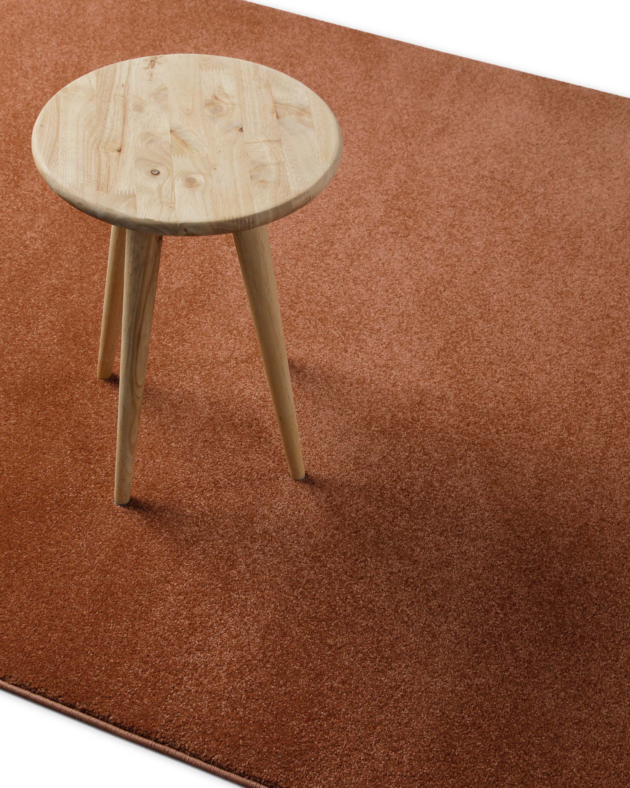weconhome-basics-kurzflorteppich-freja-ziegel-rot-terracotta image 2