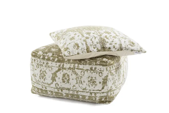 kayoom-paramount-pouf-cushion-set-210-2-teiliges-hocker-und-sitzkissen-set-im-re image 1
