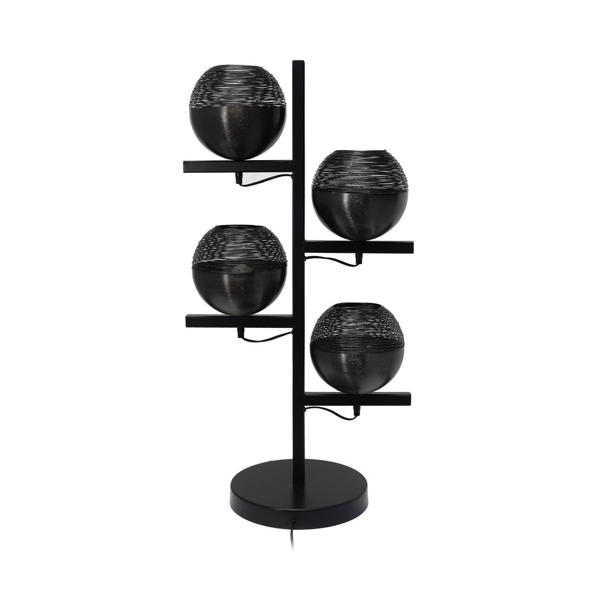 kayoom-stehlampe-eclipse-125-schwarze-design-stehlampe-im-kugel-design-92-cm-hoc image 5