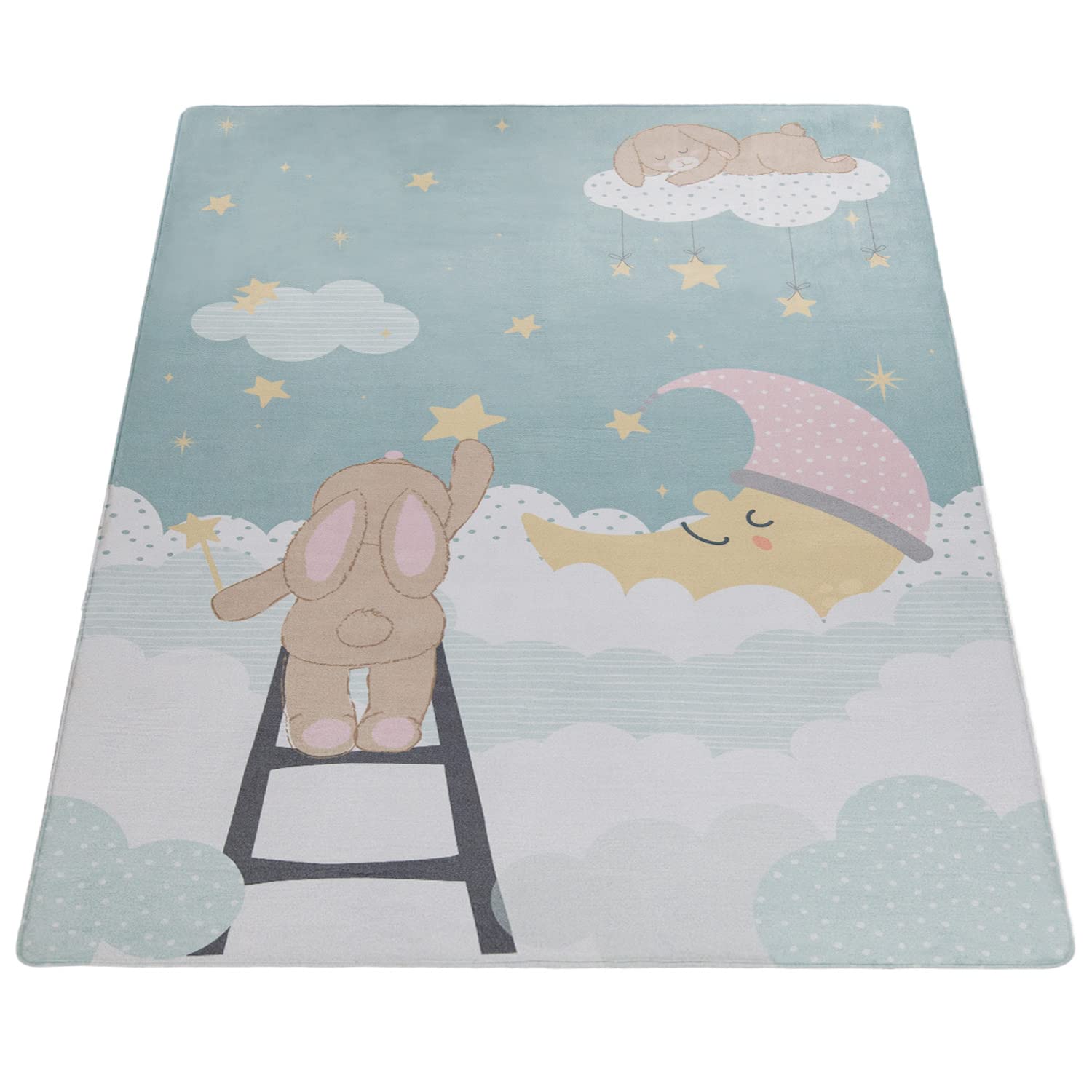paco-home-kinder-spielmatte-teppich-155x230-cm-sterne-t-rkis-creme-rosa image 5