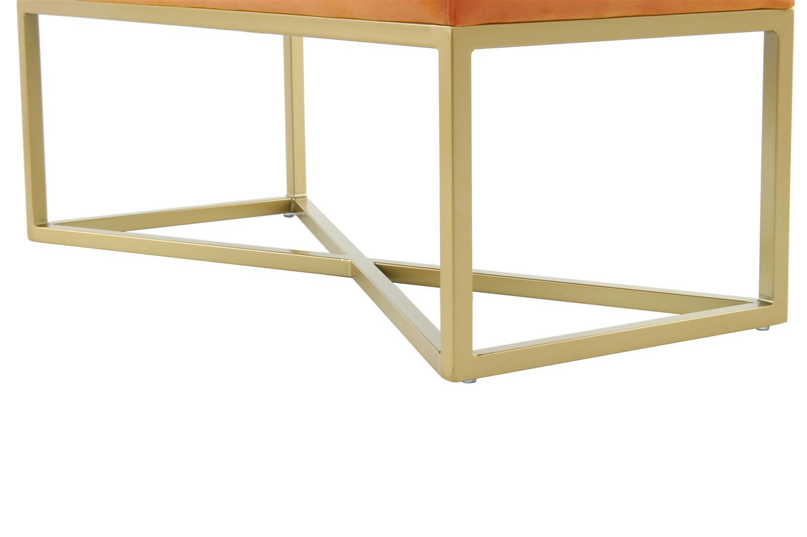 kayoom-cameron-125-sitzbank-eleganter-sitzhocker-in-samtoptik-mit-goldenen-metal image 6