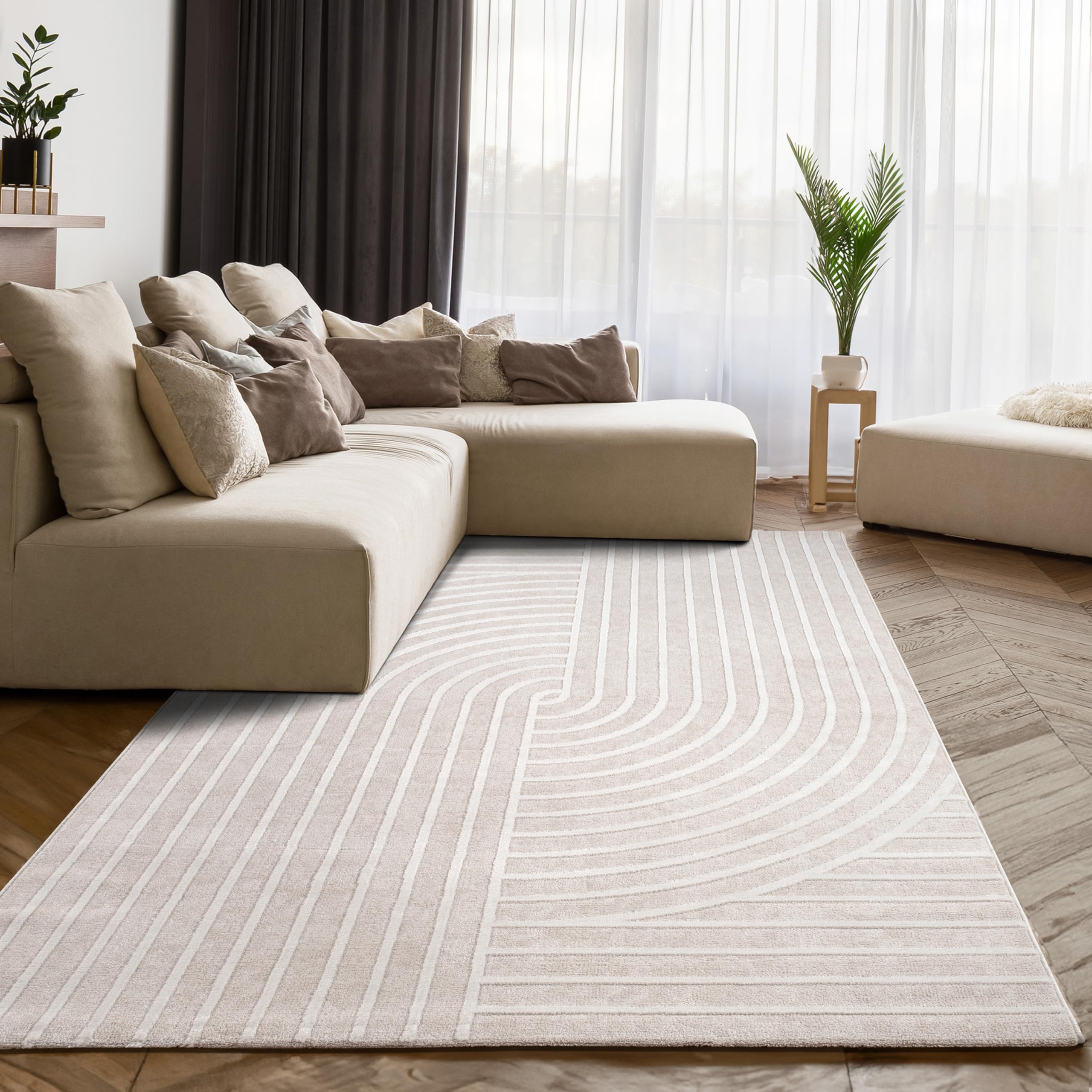 paco-home-metro-teppich-200x280-cm-creme-beige-glanz-3d image 8