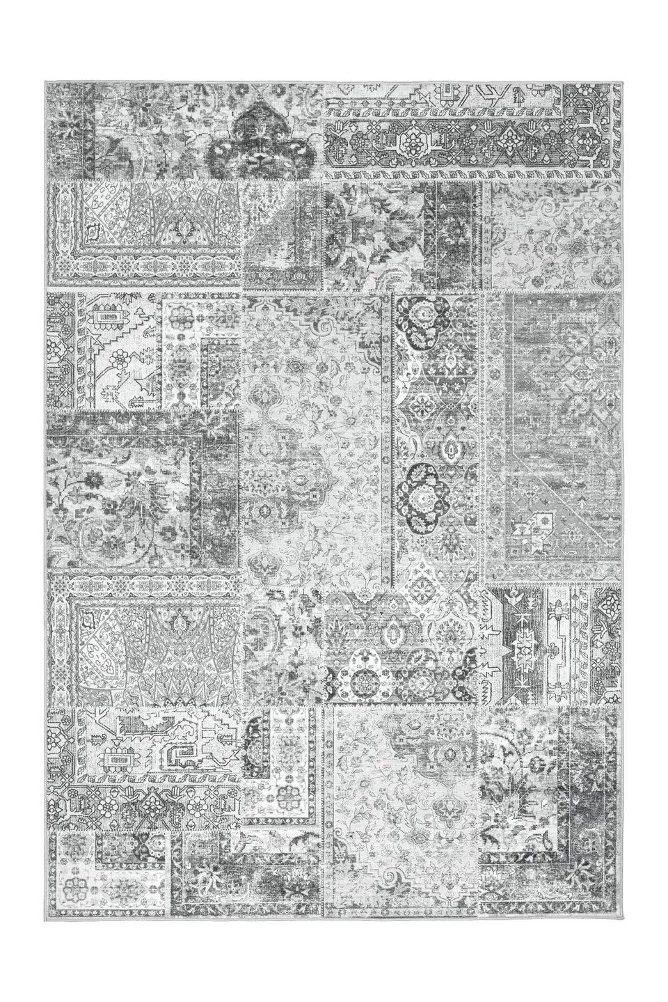 kayoom-teppich-visionary-130-grau-kurzflor-teppich-6-mm-florh-he-pflegeleicht-po image 1
